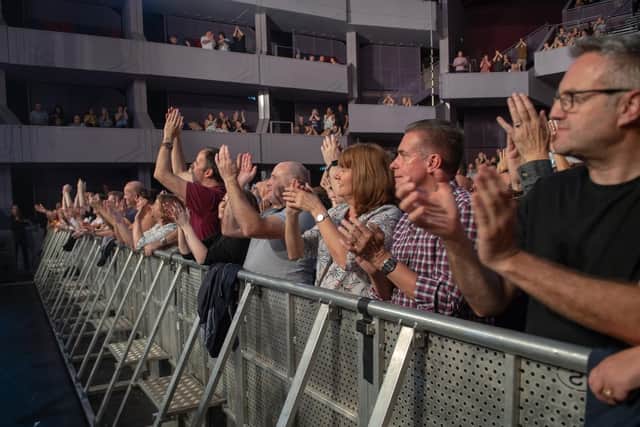 The Derngate crowd at the Level 42 concert