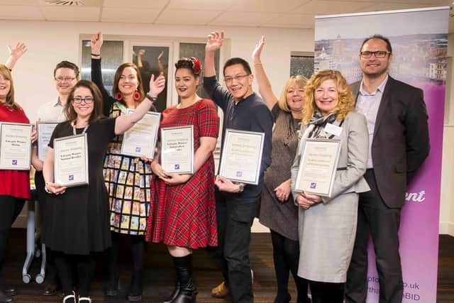 Some of the winners at the Northampton Town Centre BID Mystery Shopper Awards