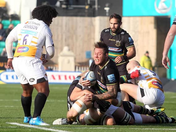 Teimana Harrison helped Saints to secure a big win against Wasps last weekend (picture: Sharon Lucey)
