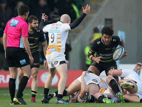 Lewis Ludlam was hugely influential for Saints against Wasps (picture: Sharon Lucey)