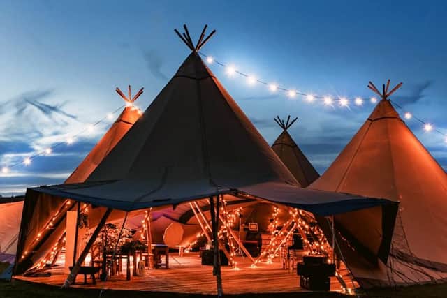 A secluded location on an arable farm, Elms Meadow sits in the heart of the Northamptonshire countryside. Our four giant tipis offer a unique experience providing a place for special memories for you and your guests