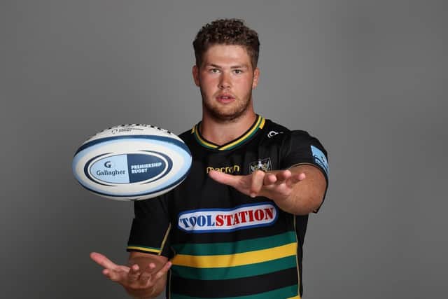 The young prop has recently been getting some game time at Bedford Blues, with Saints having high hopes for him in the years to come.