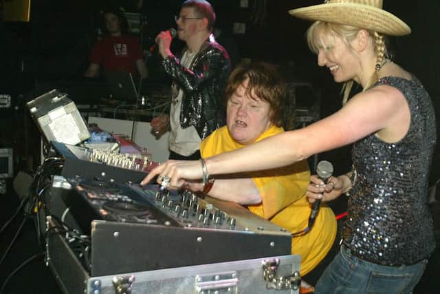 Also from Great Brington are BBC Radio 2 DJ Jo Whiley and her sister Frances, seen here during a set at a club night at the New Roadmender in 2007. The girls' mum Christine ran the village post office.
