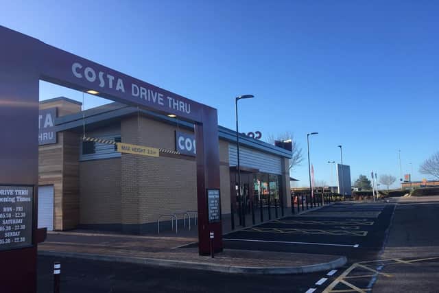 Costa Drive Thru is now open at Sixfields