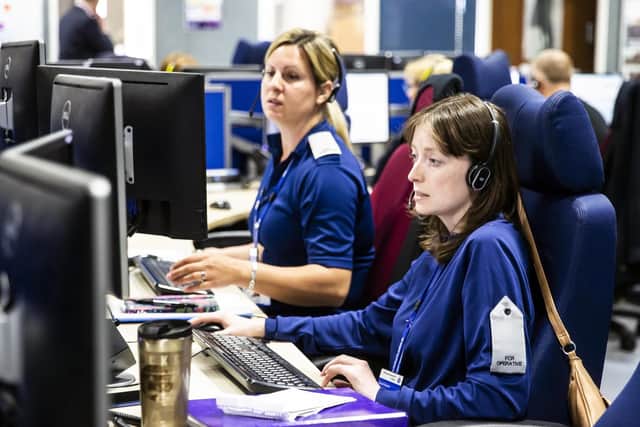 The forceaims to answer 90 per cent of 999 calls within 10 seconds. Pictures: Kirsty Edmonds.