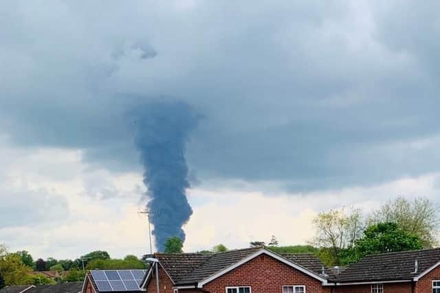 Sywell fire (submitted picture)