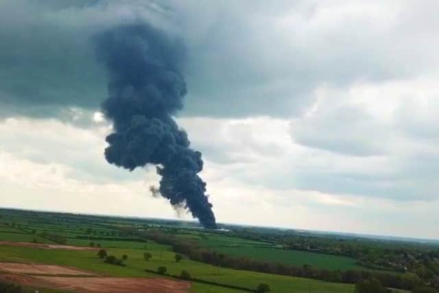Sywell fire (submitted picture)
