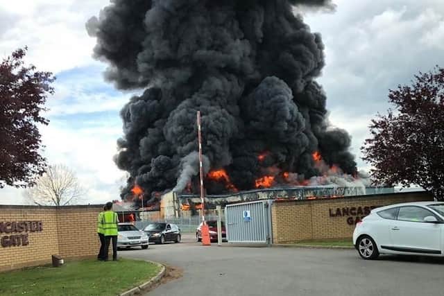 Sywell fire (submitted picture)