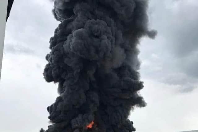 Sywell fire (submitted picture)