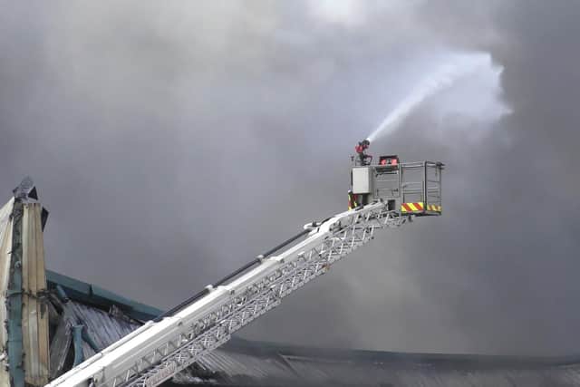 Sywell fire. Pictures by Jensen Houghton.