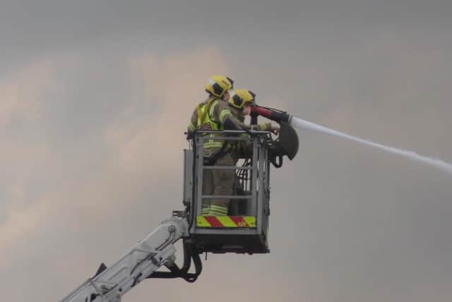 Sywell fire. Pictures by Jensen Houghton.
