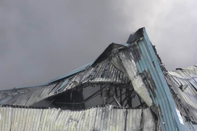 Sywell fire. Pictures by Jensen Houghton.