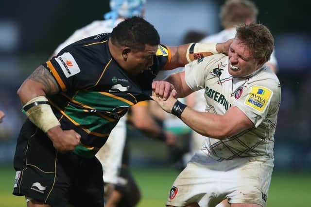 The man who was sent off for punching Tom Youngs in the semi-final against Leicester, Ma'afu retired after a 16-year career and now works for Lawrence Dallaglio's RugbyWorks, which is 'a development programme based on the values of rugby'.