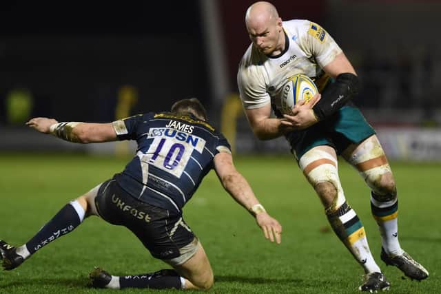 The No.8 was a big hit during the double-winning year, emerging after joining Saints from Rotherham Titans in 2012. He is now captain of Championship club Ealing Trailfinders.