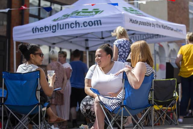 The Big Lunch event at The Mounts, Northampton