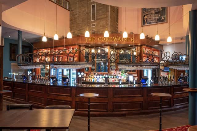 An additional 12 real ale hand-pumps have been installed behind the bar.