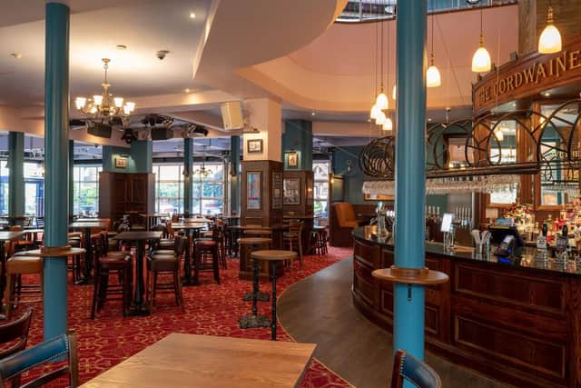 The bar area has been upgraded with a double-helix design added above the bar area, celebrating the history of Northampton-born Francis Crick who won the 1962 Nobel Prize in Medicine for the discovery of the DNA structure.