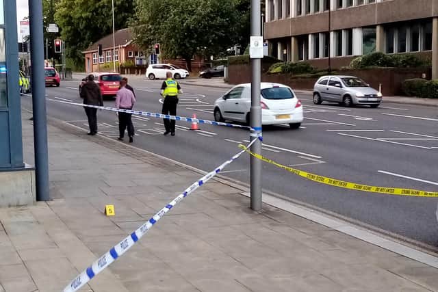 Traffic diversions were in place and people were advised to avoid the area for a few hours hours.