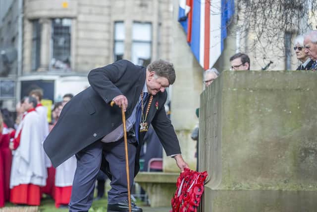 Northampton's Remembrance Sunday parade brought the town together for a moment of silence this weekend.