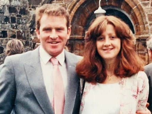 Victor Prazak with Felicity were married in the church at Great Billing.