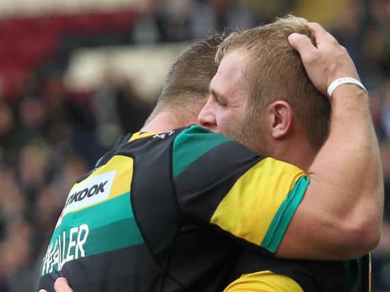 Alex Waller and Mike Haywood have signed contract extensions at Saints (picture: Sharon Lucey)
