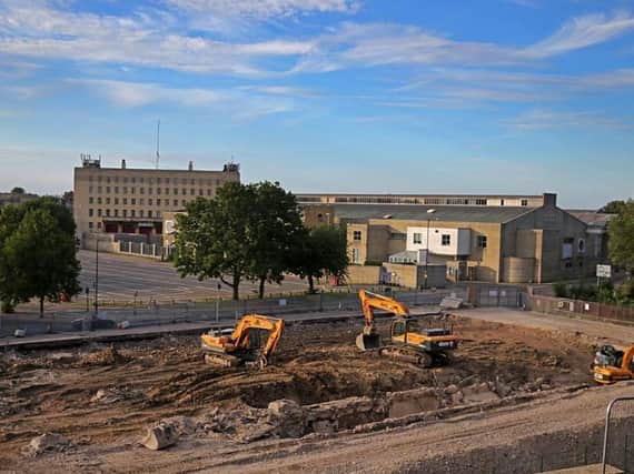 GV of the former Greyfriars Bus Station site taken from the Grosvenor Centre car park. Picture: Kirsty Edmonds.