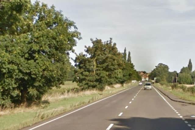 A four-car crash has been reported on the A5 near Towcester.
