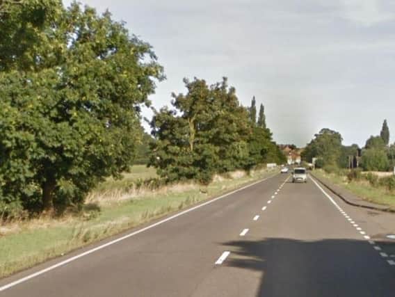 A four-car crash has been reported on the A5 near Towcester.
