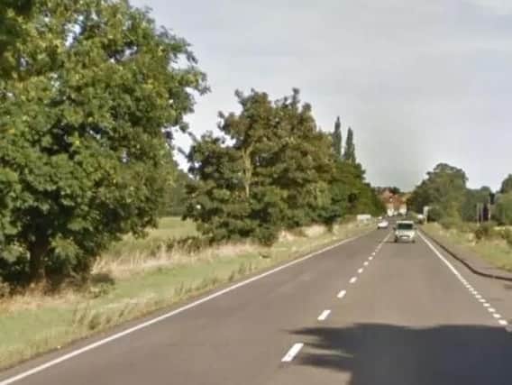 The four-car crash was on the A5 near Towcester.