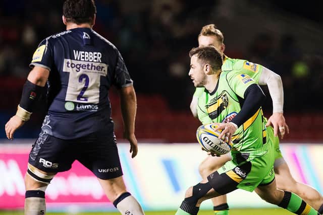 Stephen Myler was a second-half replacement at Sale last Saturday (picture: Kirsty Edmonds)