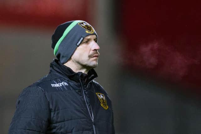 Jim Mallinder saw his side suffer a narrow defeat at Sale last Saturday (picture: Kirsty Edmonds)