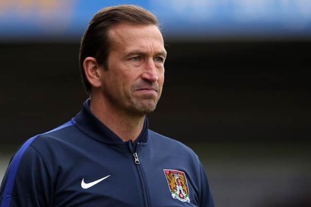 BACK IN WORK - former Cobblers boss Justin Edinburgh is the new head coach at Leyton Orient