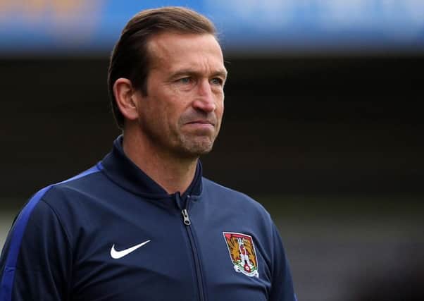 BACK IN WORK - former Cobblers boss Justin Edinburgh is the new head coach at Leyton Orient