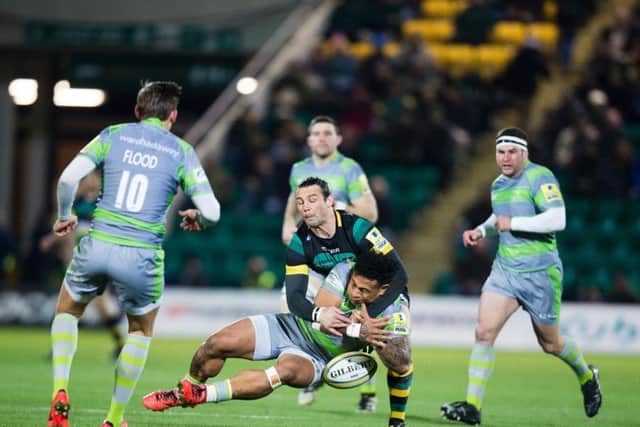 Ben Foden and Saints were beaten at Franklin's Gardens (picture: Kirsty Edmonds)