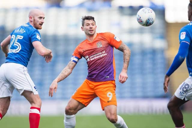 Marc Richards in action during last weekend's 2-0 defeat at Portsmouth