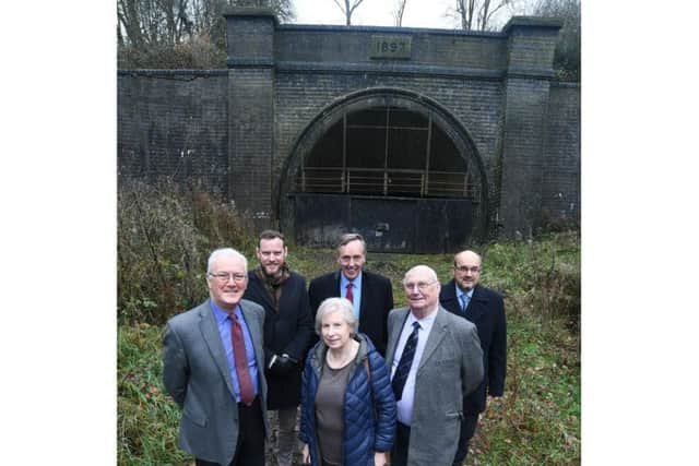 From the left: Ian Bramble (Roger Coy Partnership), Luke Abbott (Roger Coy Partnership), Cllr Liz Griffin (Daventry District Council), Cllr Chris Millar (Daventry District Council), Cllr Colin Poole (Daventry District Council), Gary Underhill (Daventry District Council)