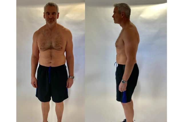 Ian Hunter after completing his 12-week fitness programme