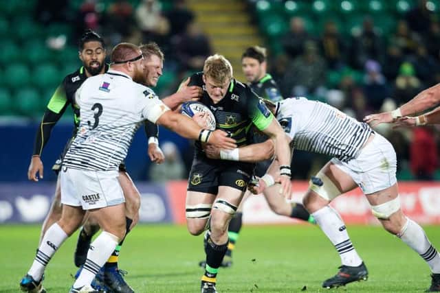 David Ribbans made his return from injury