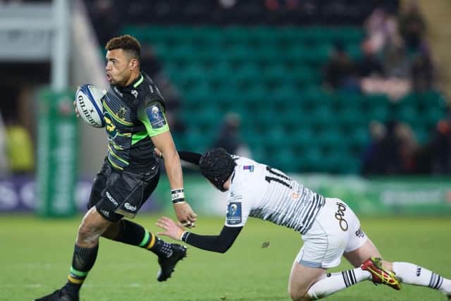 Luther Burrell returned for Saints at centre on Saturday evening