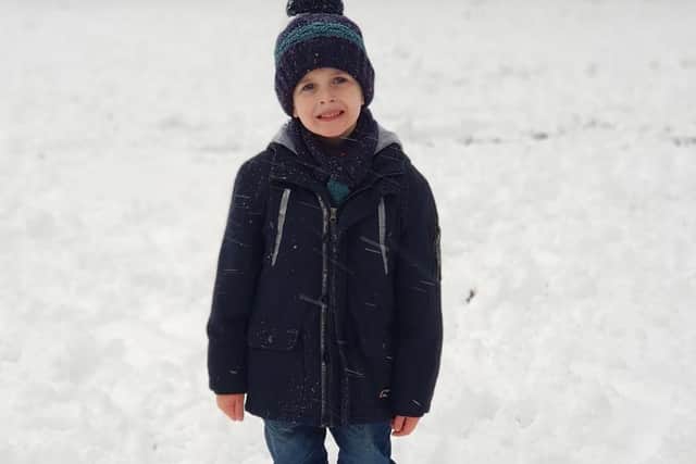 Zachary Dunkley age 6 and a half in Abington Park