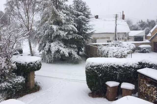 Cherry Tree Lane in Great Houghton Picture Noel Preston