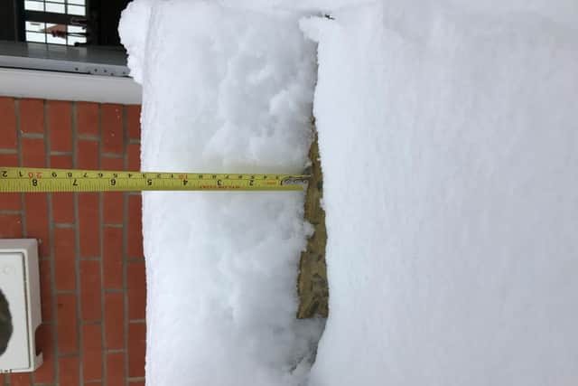 The measurement was taken at 1138am in Roade Picture Sophie Ann Watts