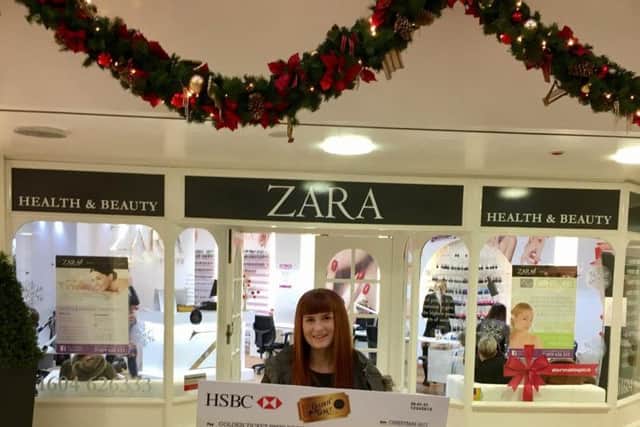 Golden Ticket winner Kerrianne Rummery-Blackford, 17