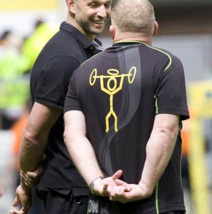 Saints were all smiles after the 2014 Premiership final