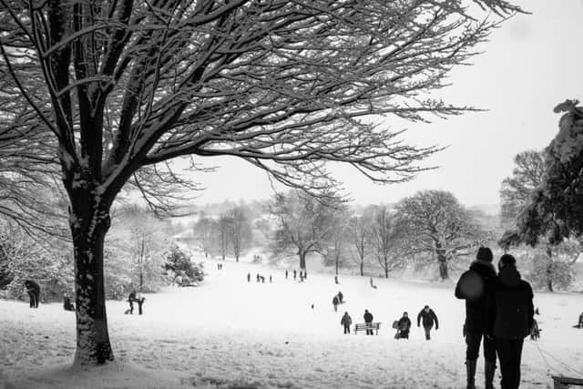 Snow warnings are in place throughout the week. Pic: Paul Bagworth