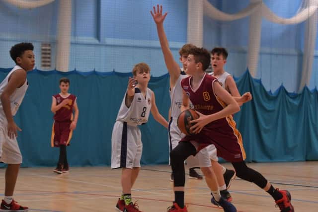 Action from Northants Thunder Under-14s' win over Worcester (Pictures: Dave Ikin)