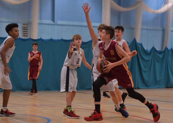 Action from Northants Thunder Under-14s' win over Worcester (Pictures: Dave Ikin)