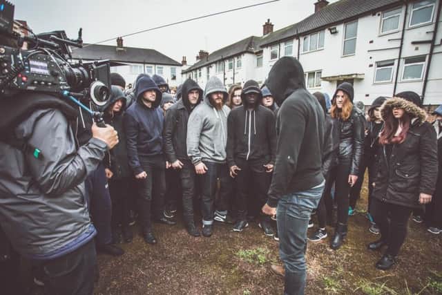 On-set filming for the Screen Northants Macbeth trailer, released in May.