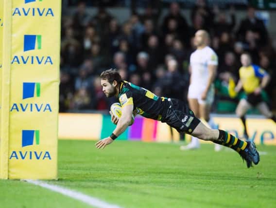 Cobus Reinach claimed a consolation try for Saints (pictures: Kirsty Edmonds)