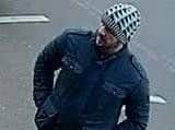 Police want to speak with this man in connection with a bank card theft.